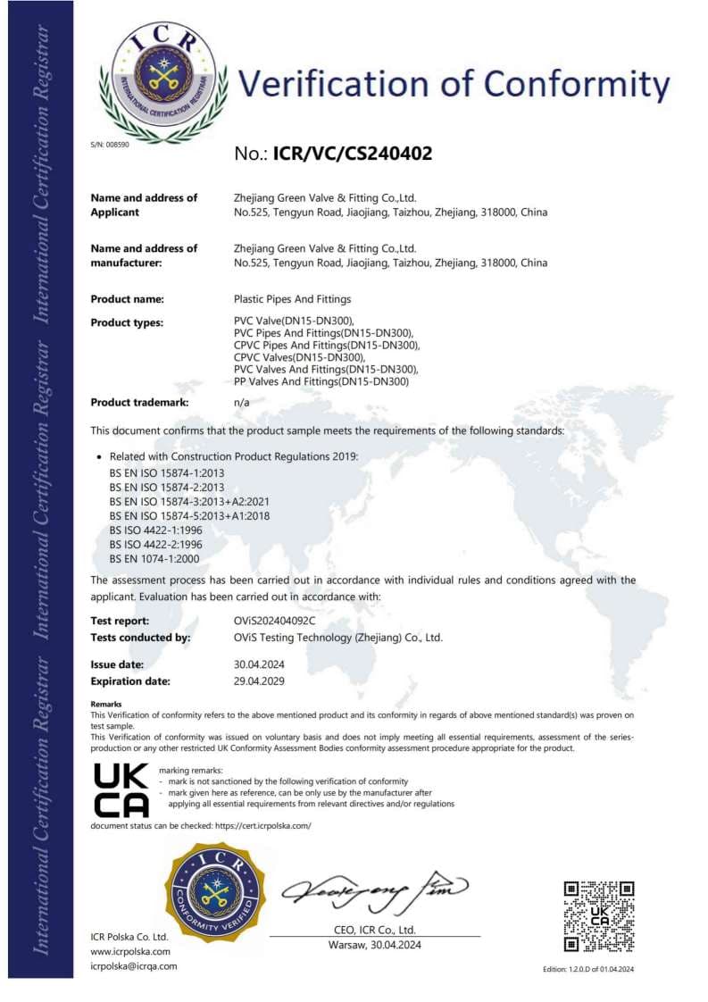UKCA Certificate